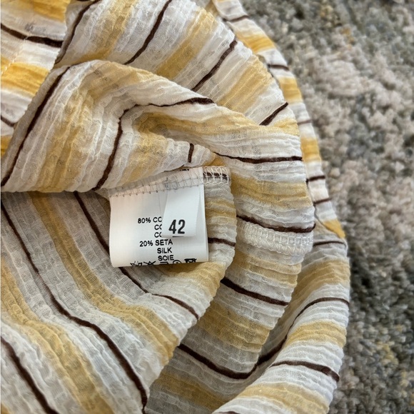 NWT WHYCI Milano $345 Blouse Size 42 (US 8-10) - Picture 5 of 6